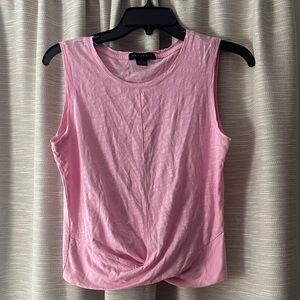Sanctuary Light Pink Twist Front Tank Top size small